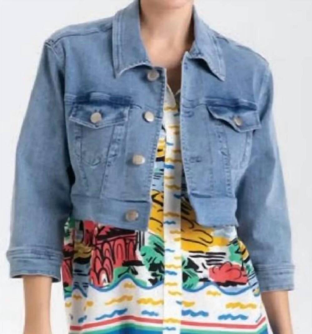 NEW ISLE APPAREL denim district jacket in blue